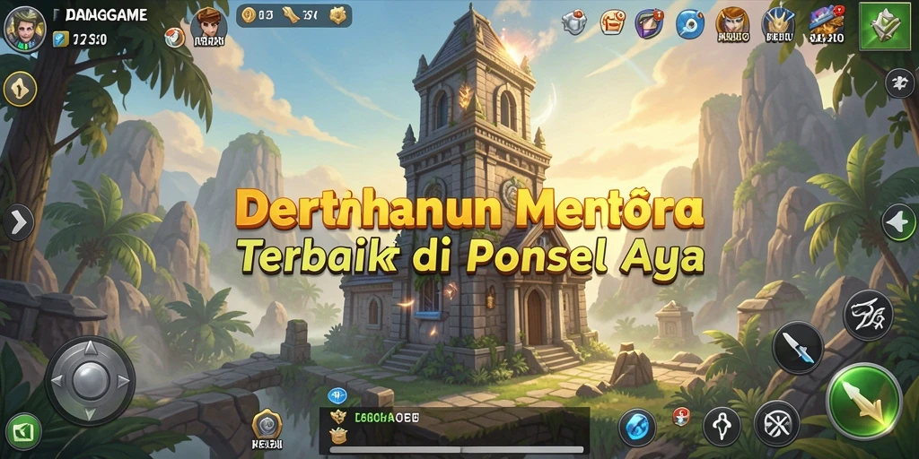 Tangkapan layar menampilkan aksi mendebarkan dalam permainan Tower Defense.