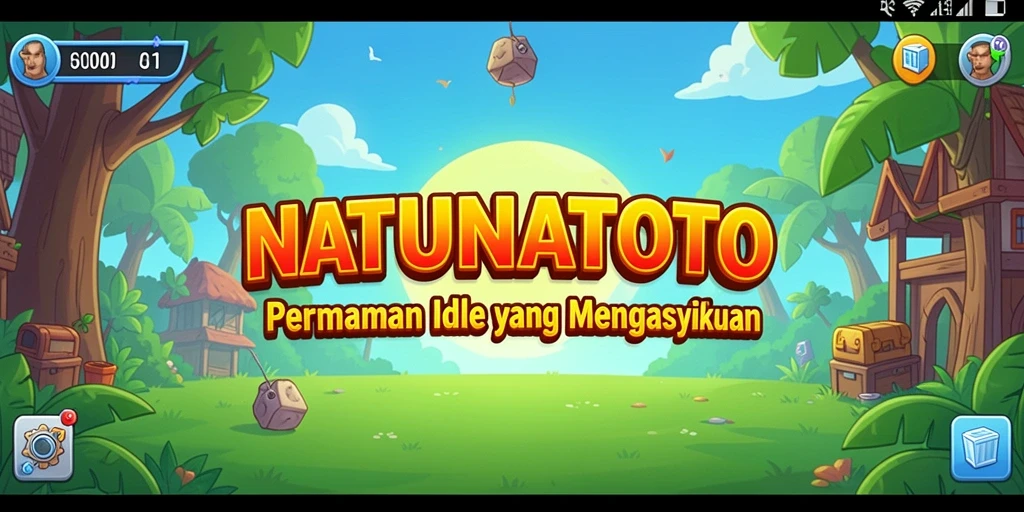 Gameplay NATUNATOTO yang santai dan mengasyikkan.